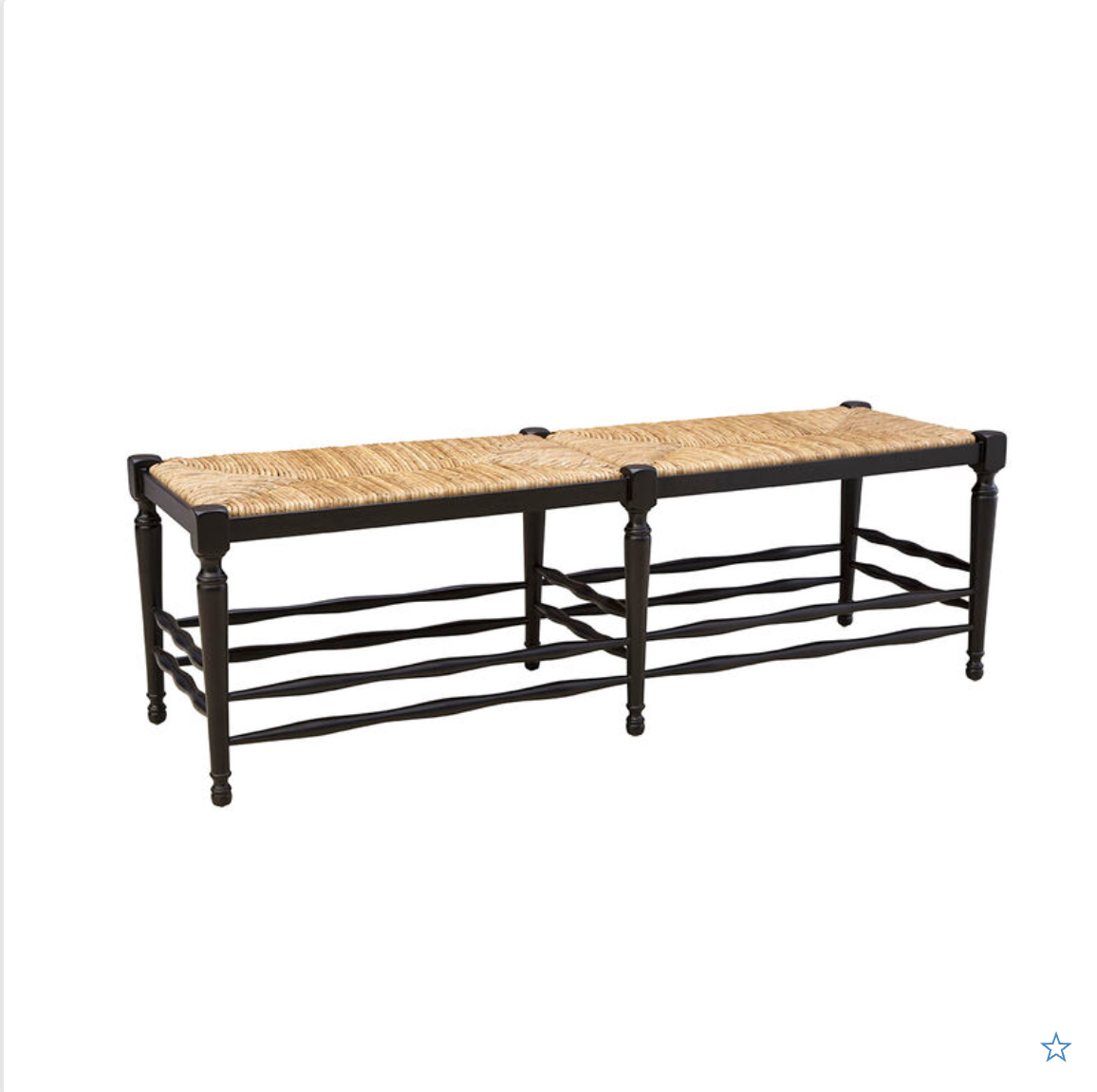 51660AB77 Black Reed Bench