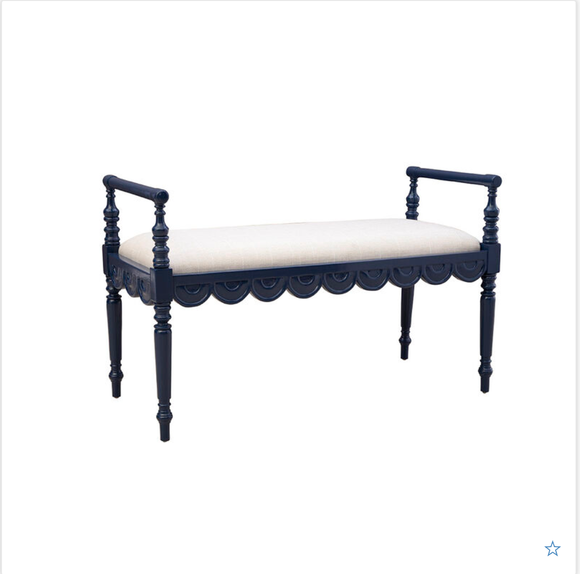 51730AZ2 Blue Juliet Bench