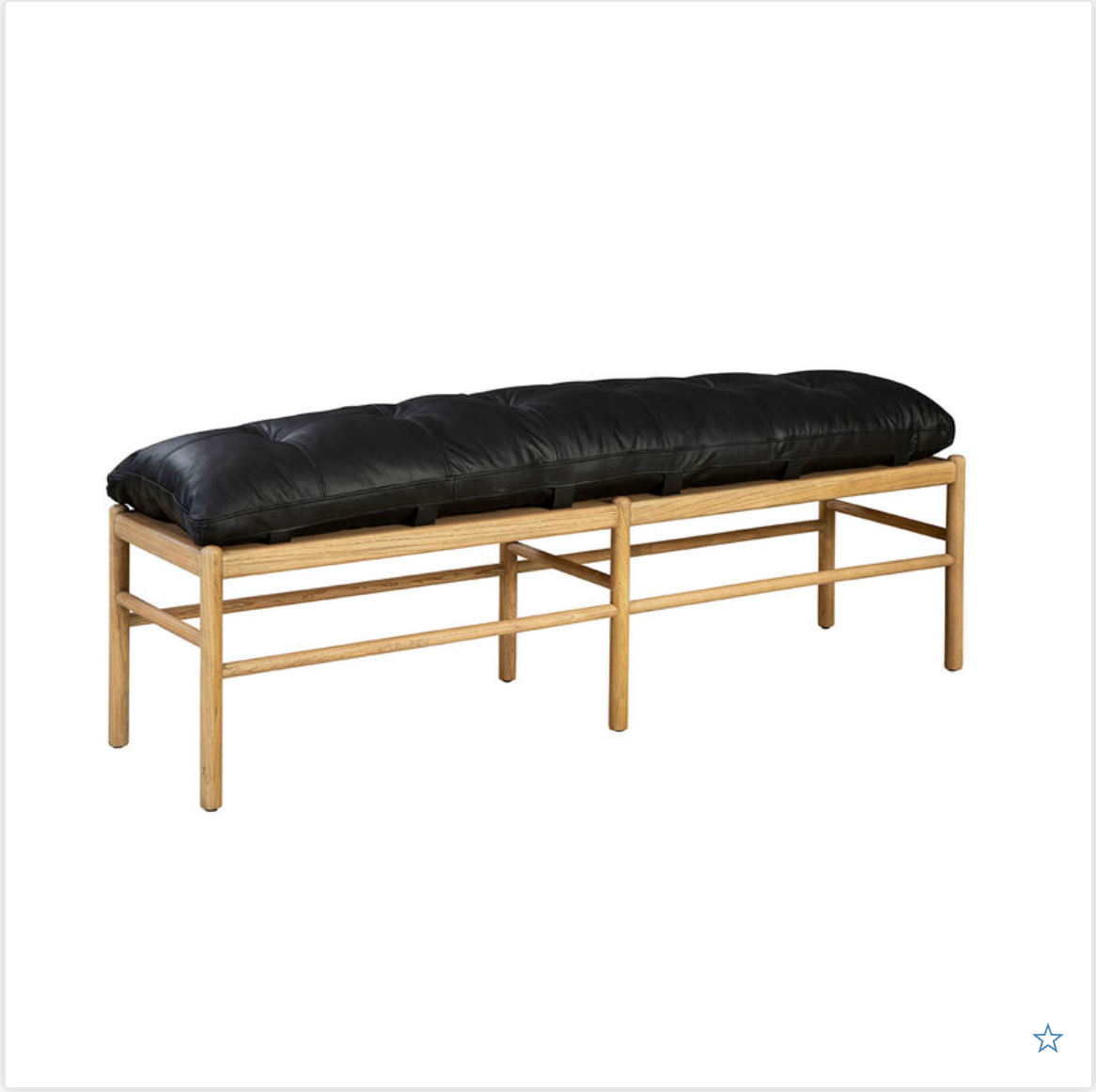20-570 Osborne Leather Bench