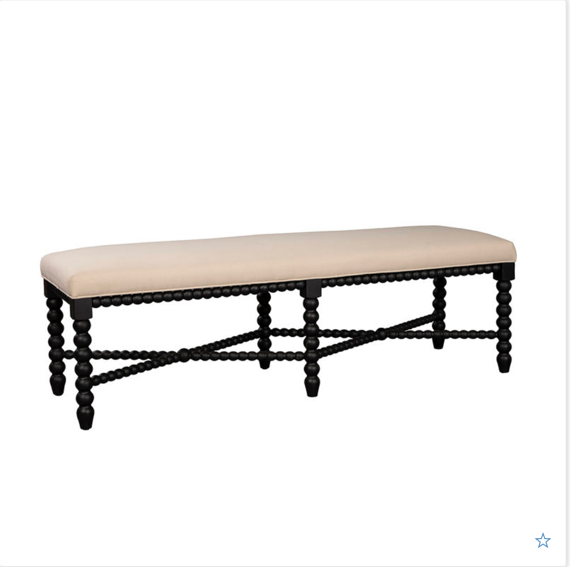 20-464 Monetti Bobbin Bench