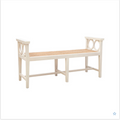 61071LT Cream Circles Bench