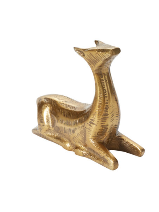 75206.4 Brass Prancer Reindeer, Doe