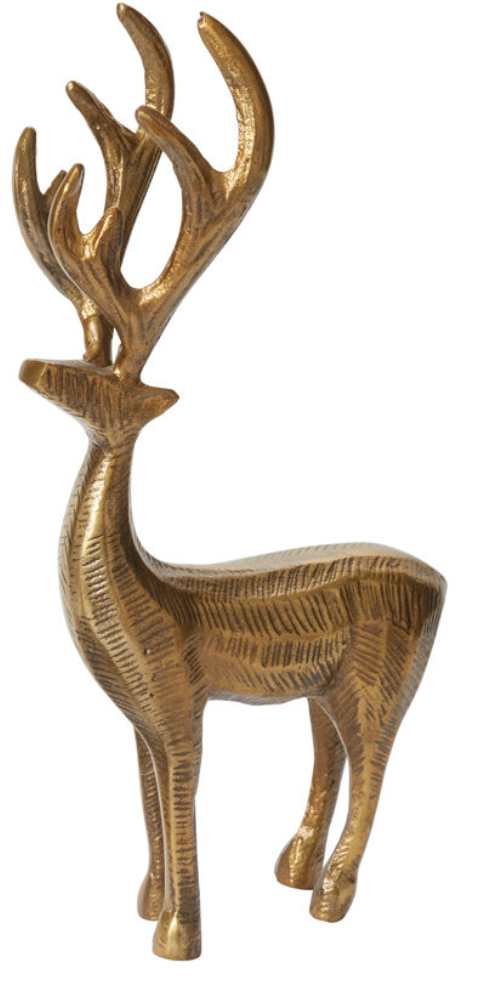75206.4 Brass Prancer Reindeer, Doe