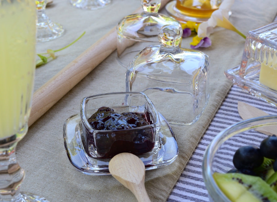 CONDISQR Cloche Condiment Dish Square