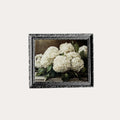 8x10-HYDRANGEA Hydrangeas | French Black Mould Framed Art 8 x 10