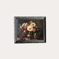 5X7-VINTAGE-BOUQUET Vintage Floral Bouquet | French Black Mould Framed Art 5 x 7