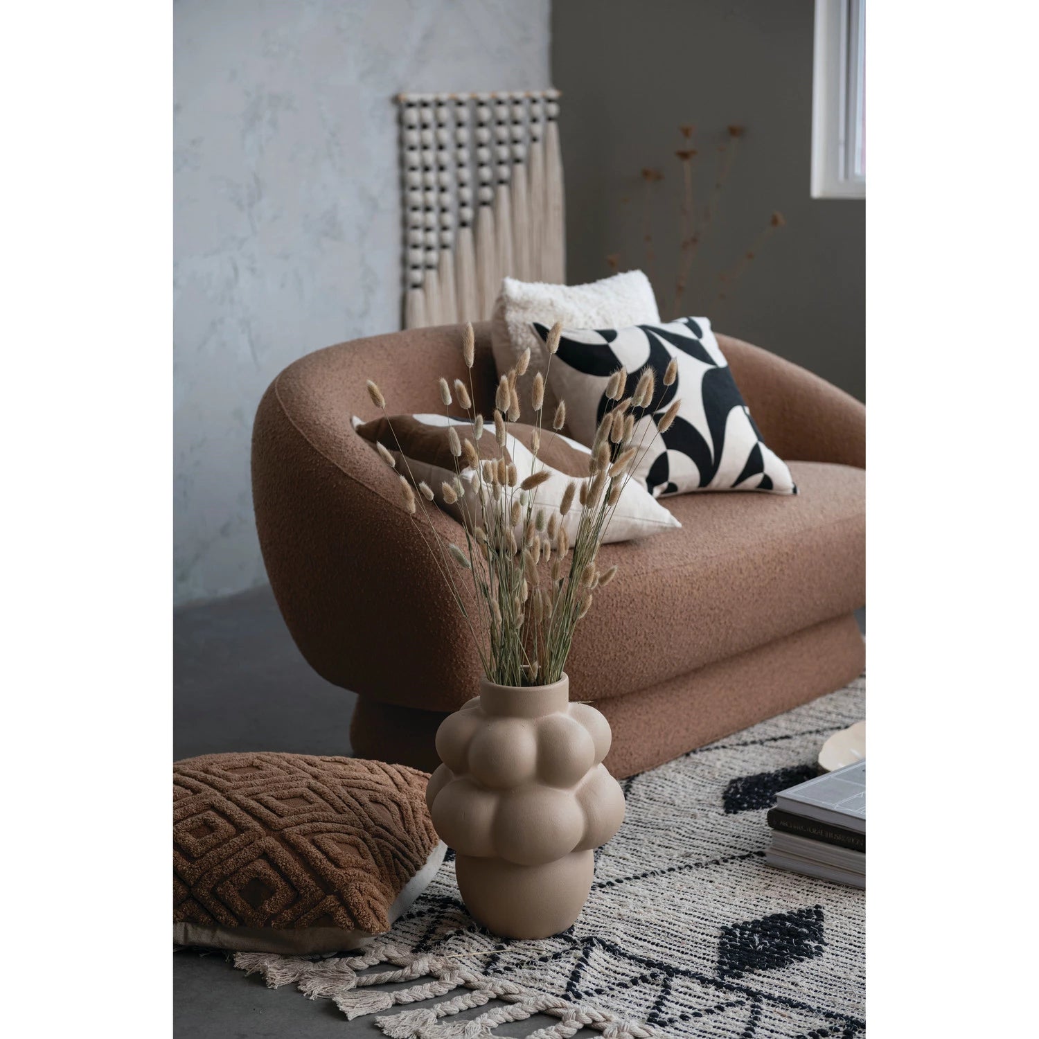 AH2943PMC 18x18 Slub Printed Pillow