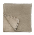 CU-4600-T-04 Amsterdam Taupe Coverlet, King