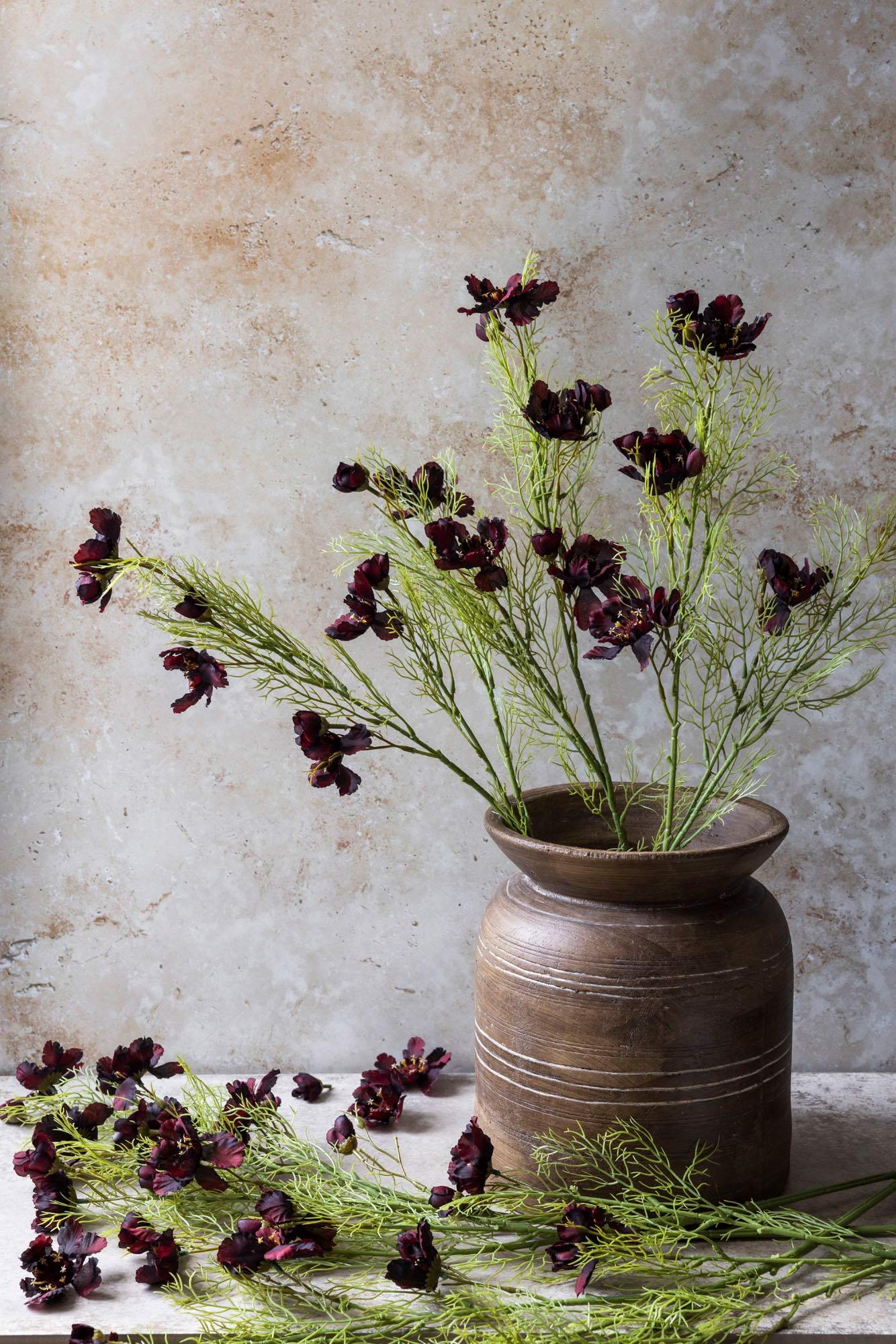 AA-L9-016 Cosmos Burgundy Stem