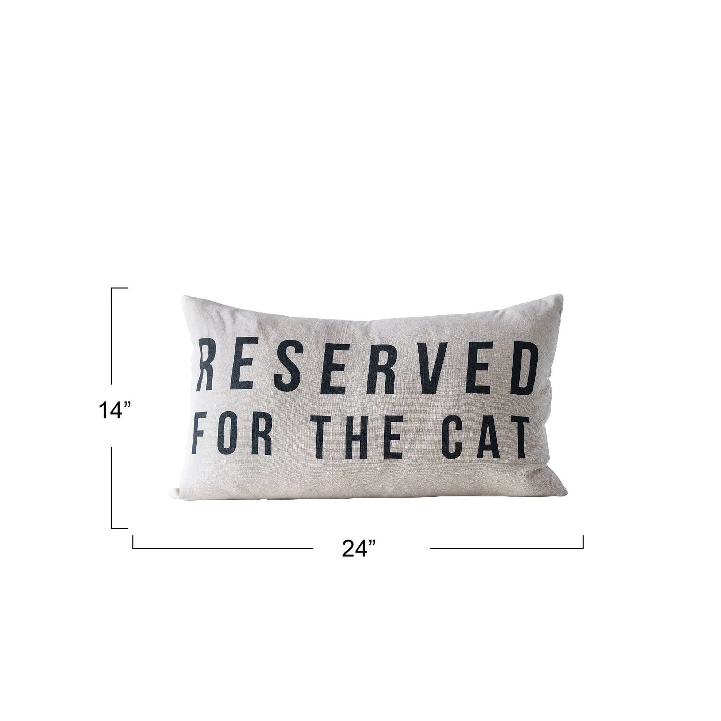 DF0524 14x24 Reserved for the Cat Pillow
