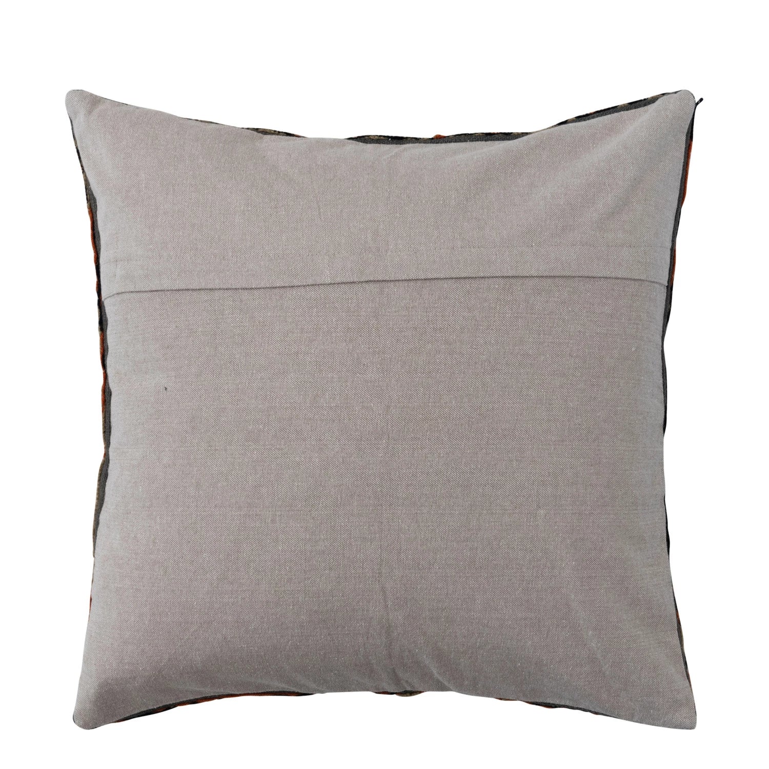 DF7616 20x20 Embroidered Pillow w/ Chambray Back Pillow