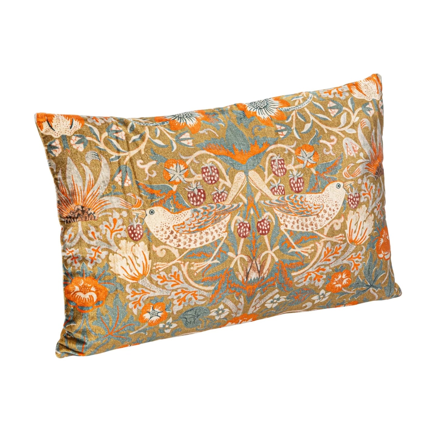 DF8325 24x16 Cotton Velvet Printed Lumbar Pillow