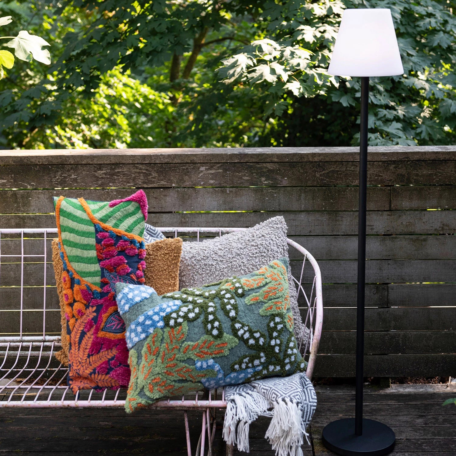 DF9069 27x12 Embroidered Indoor/Outdoor Lumbar Pillow