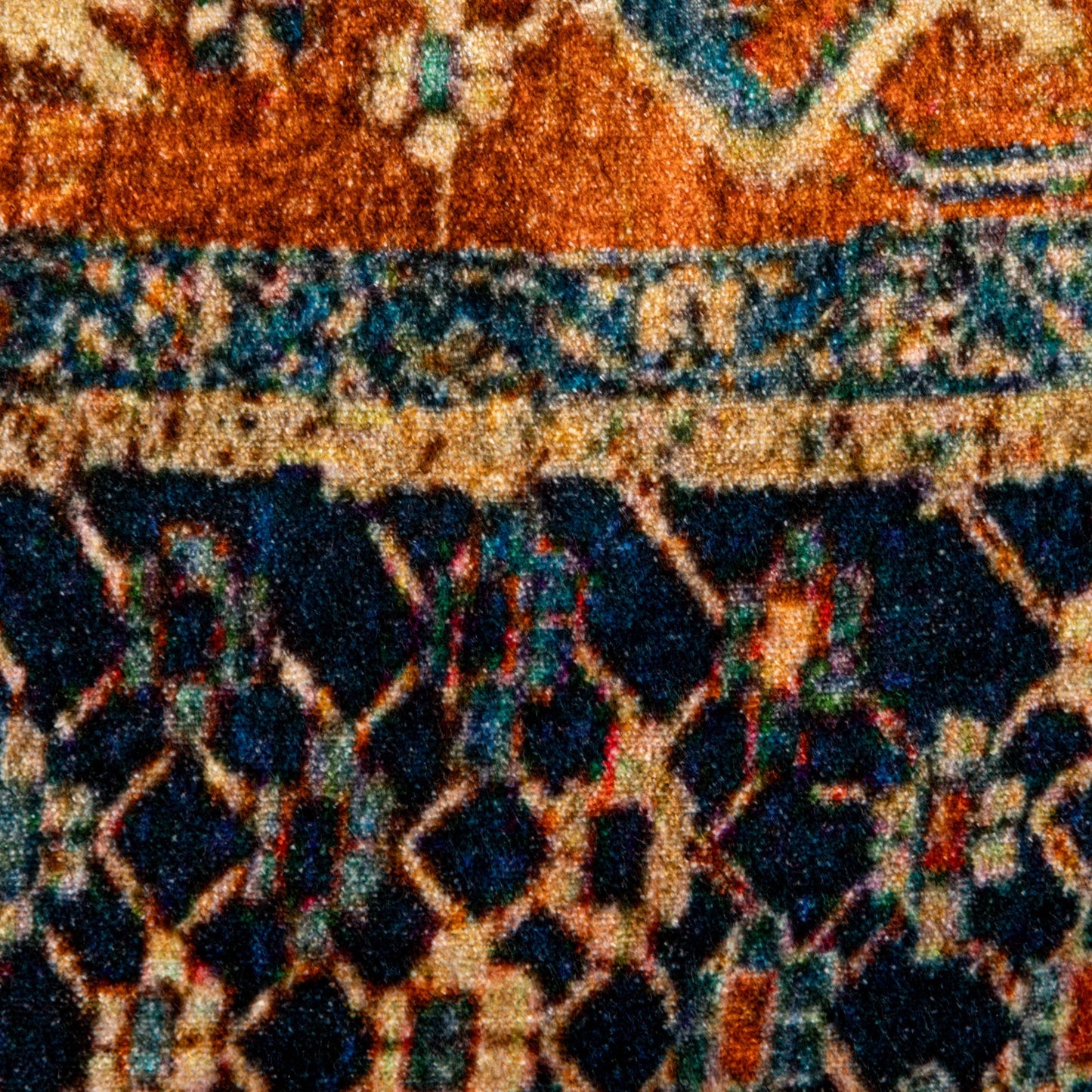 DF9895 20x20 Vintage Carpet Pattern Pillow