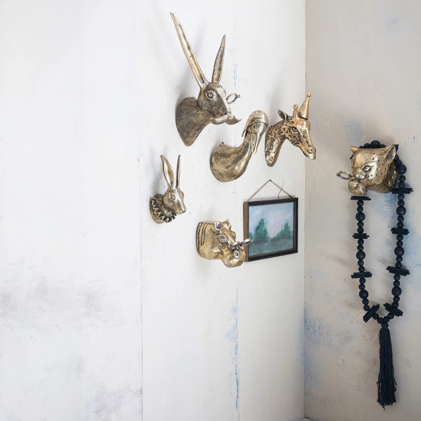 DG0266 Cast Aluminum Giraffe Head