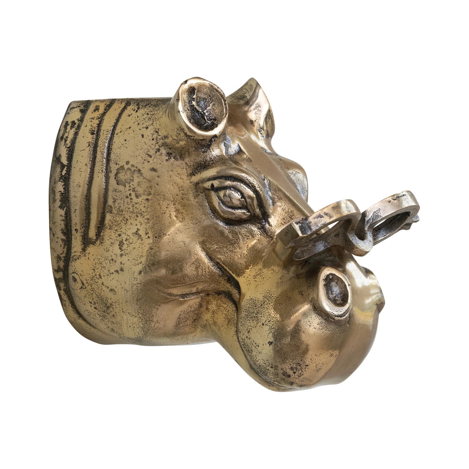 DG0267 Cast Aluminum Hippo Head