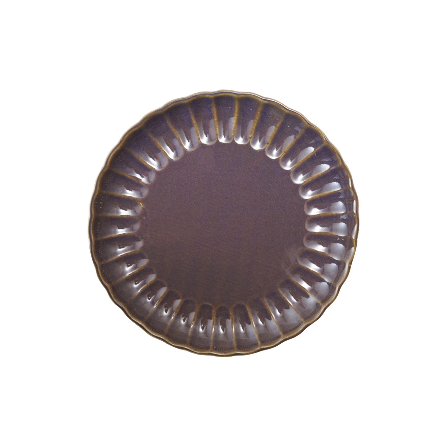 DG1118 10" Stoneware Plate, Plum