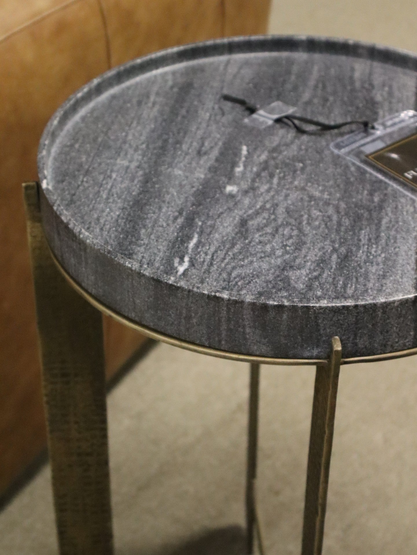 OS 89 Marble Top Side Table