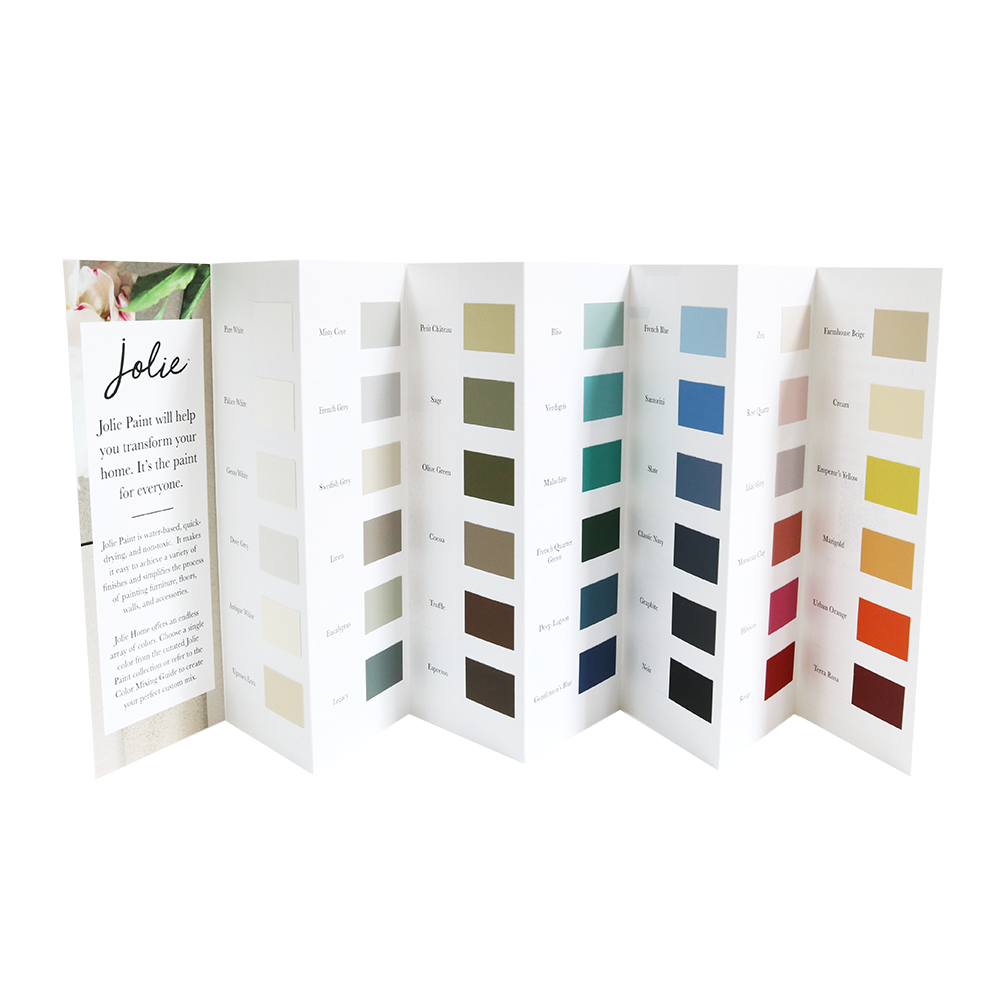 Jolie Paint Color Card