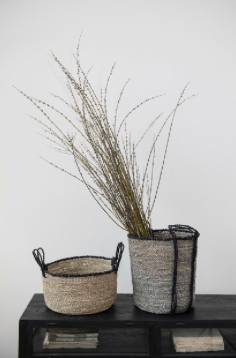 Hand-Woven Seagrass Baskets