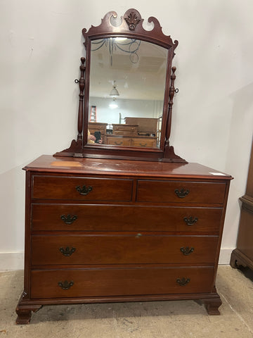 Antique Dresser with Mirror (C)