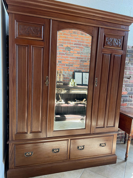 Antique Clothing Armoire