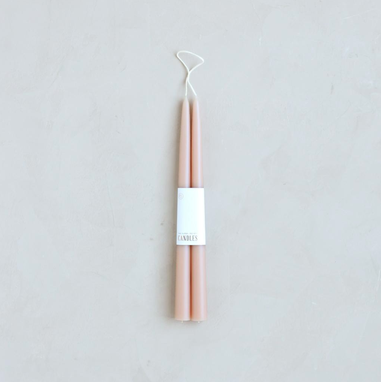 IC102 18" Dipped Taper Candles - Petal