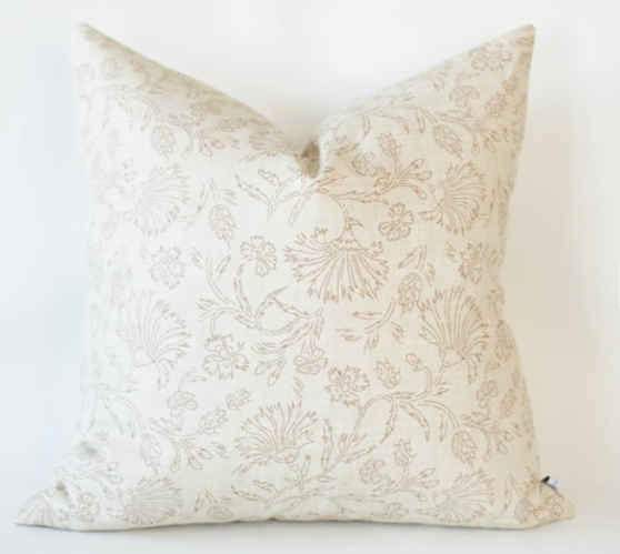 Ella Pillow Cover with down insert 20 x 20