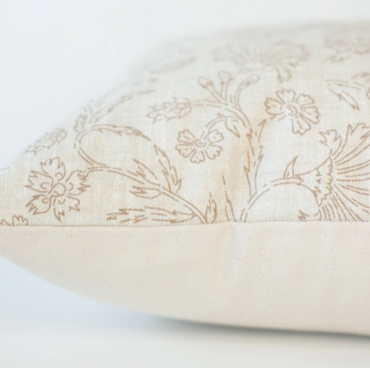 Ella Pillow Cover with down insert 20 x 20