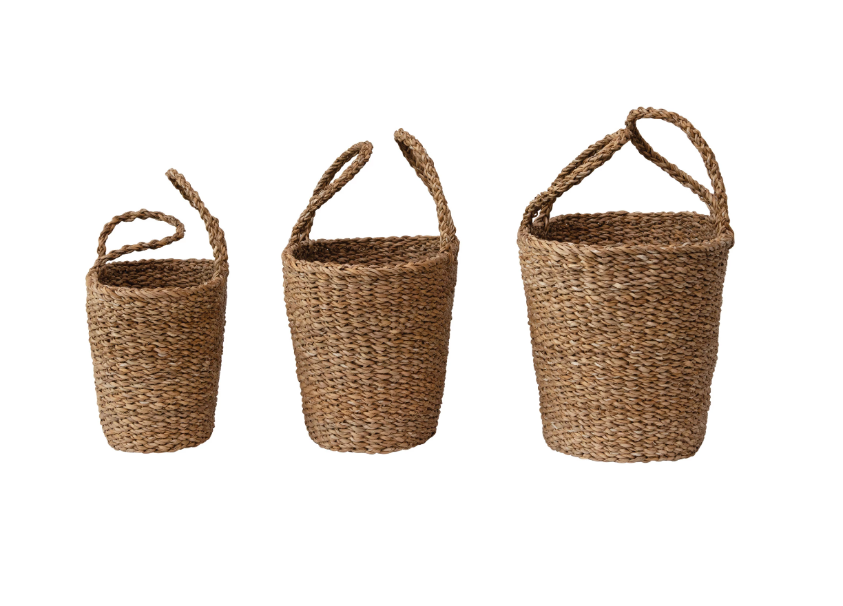 Hand-Woven Totes with Handles