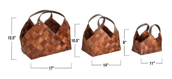 Woven Baskets with Handles