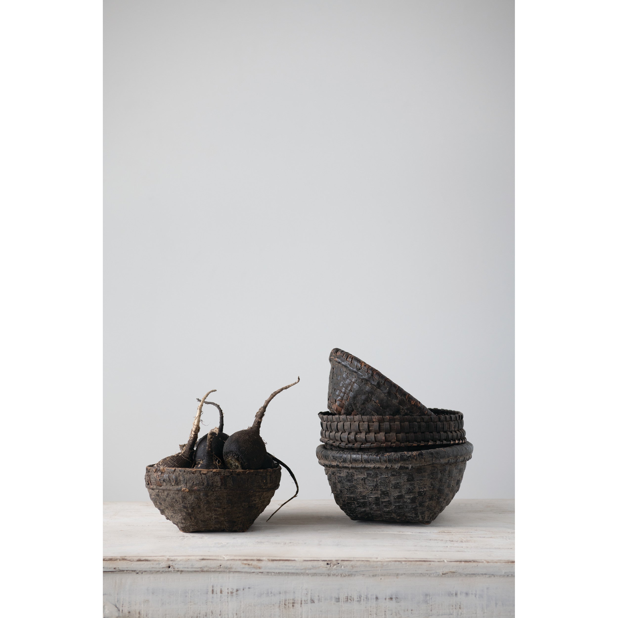 IC201 Round Cane Basket